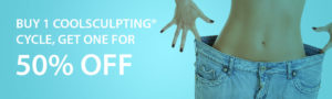 Buy 1 CoolSculpting Cycle, get one for 50% off!
