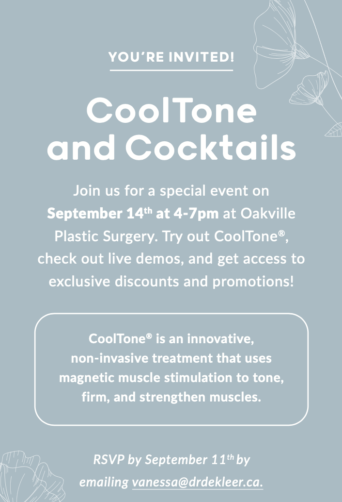 CoolTone event in Oakville 