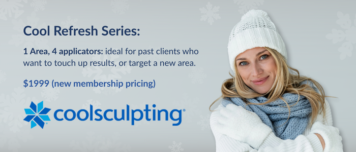CoolSculpting Cool Refresh Series winter promotion.